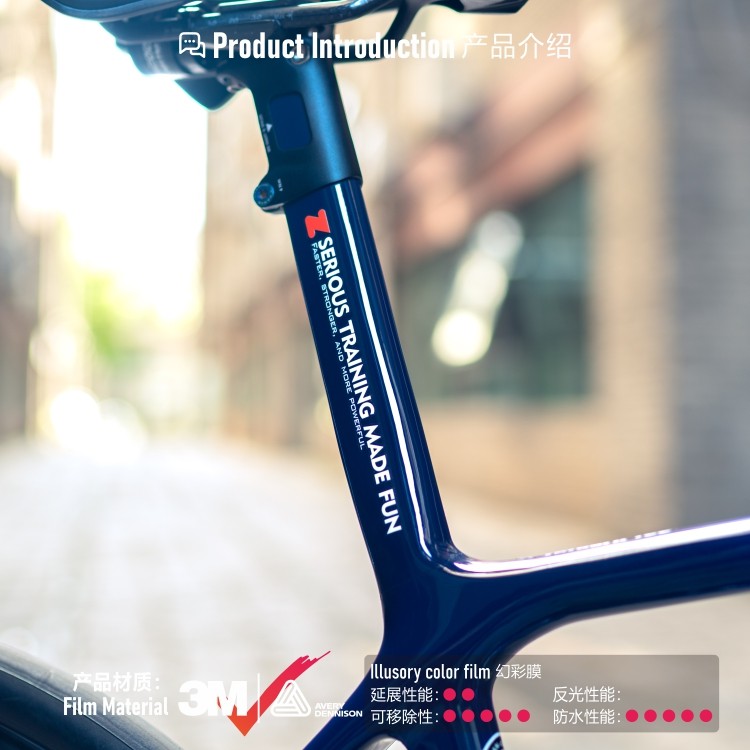 Cycling Zwift - 2 Adesivos de Bicicleta Zwift 