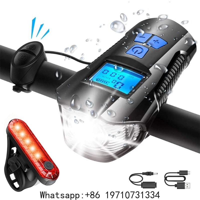 Bike Speedometer - Conjunto de Luzes para Bicicleta, Farol
