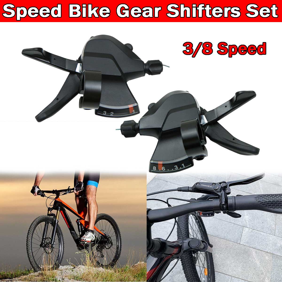 Cycling Gear Kit - Conjunto de alavancas de freio de