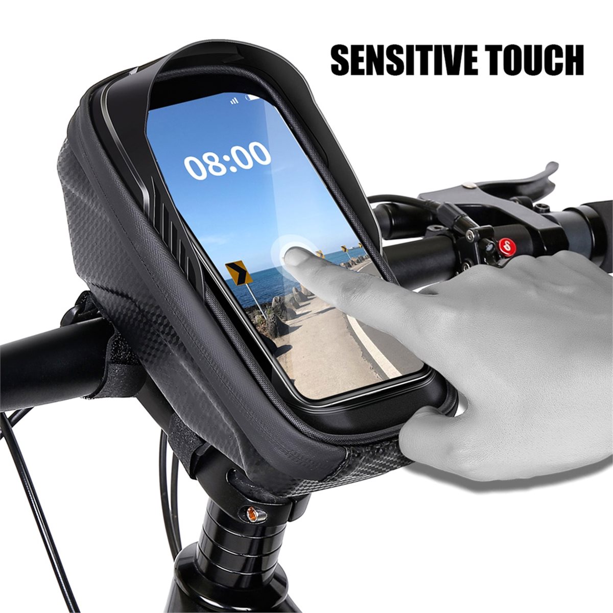 Cycling Gear Pouch - B72ABG Bolsa de Guidão Rígida em