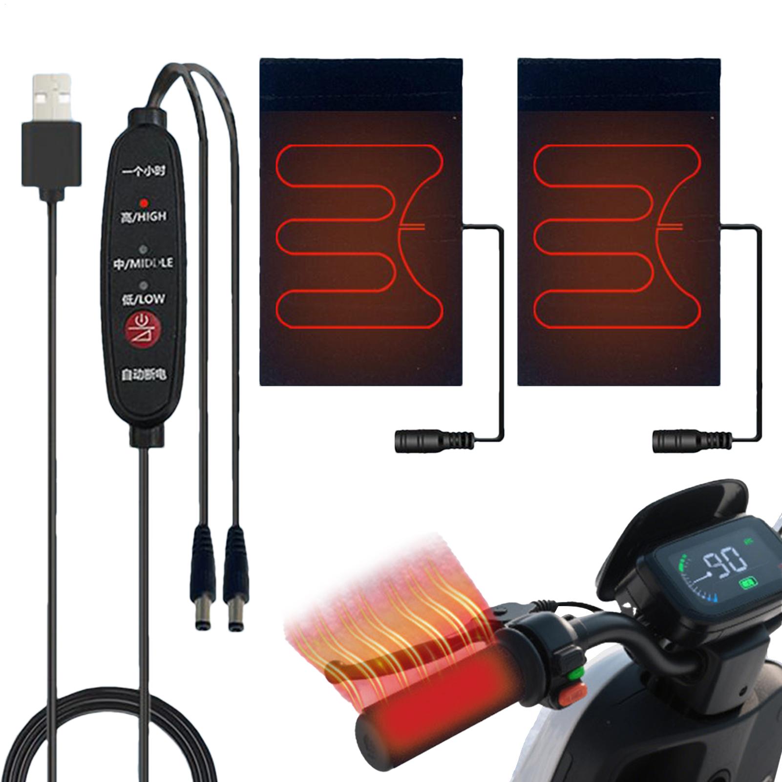 Cycling Heat Gear - Aquecedor de guidão 5v, capa de