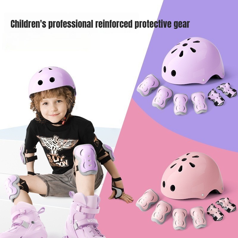 Cycling Protective Gear For Kids - Conjunto de 7 Peças para Crianças