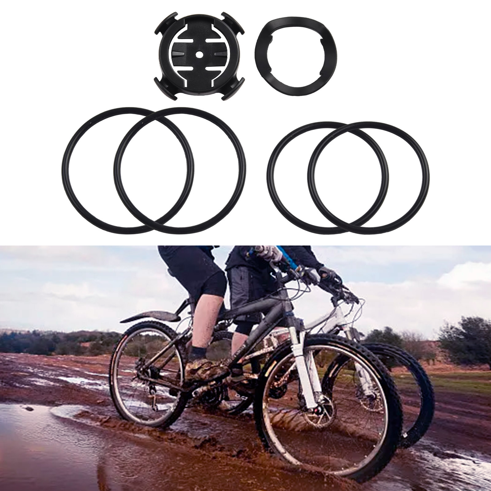 Bike Speedometer - 1pc bicicleta borda quarto de volta