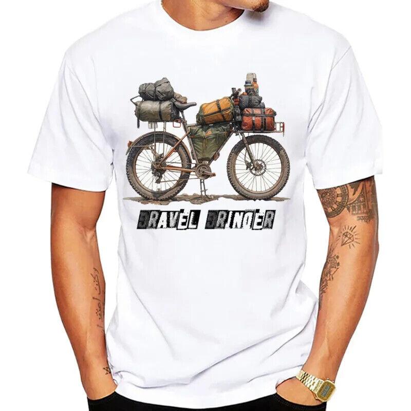 Cycling Gear Gravel - Cascalho bikepacking ciclismo t camisa verão