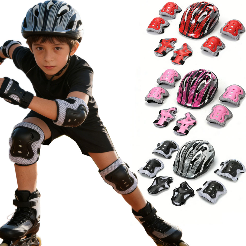 Cycling Protective Gear For Kids - Conjunto de equipamentos de proteção para