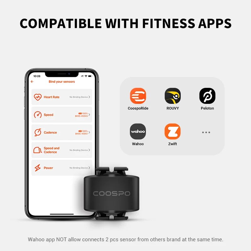 Coospo bk9 sensor de velocidad - Cycling Zwift avaliação e preço