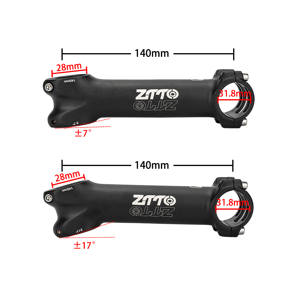 ZTTO 130/140/150mm Extensor de - Bike Stem Riser avaliação e preço