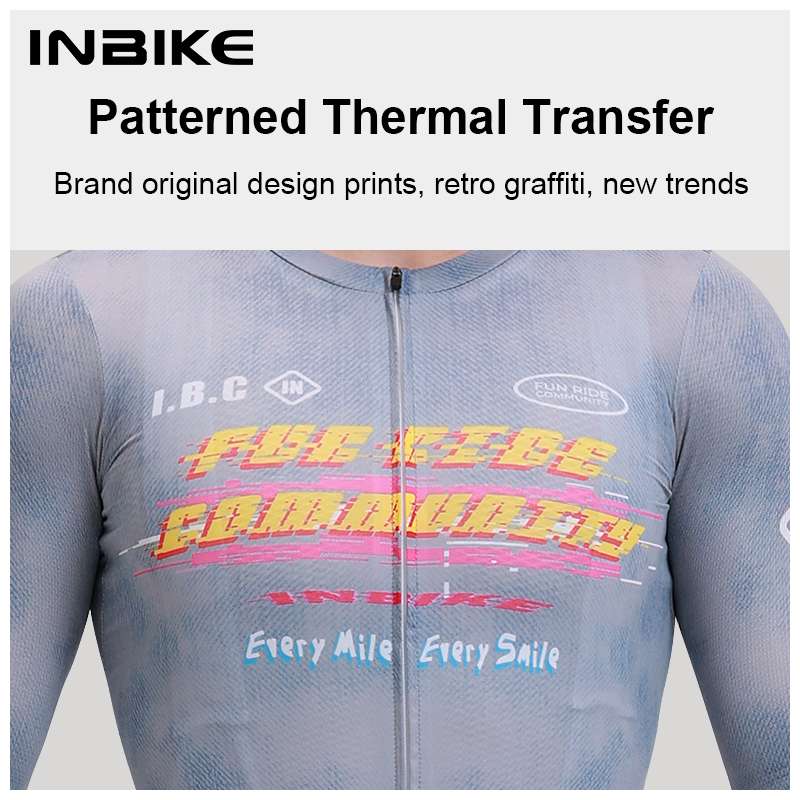 Inbike primavera outono conjun - Cycling Gear Logo avaliação e preço