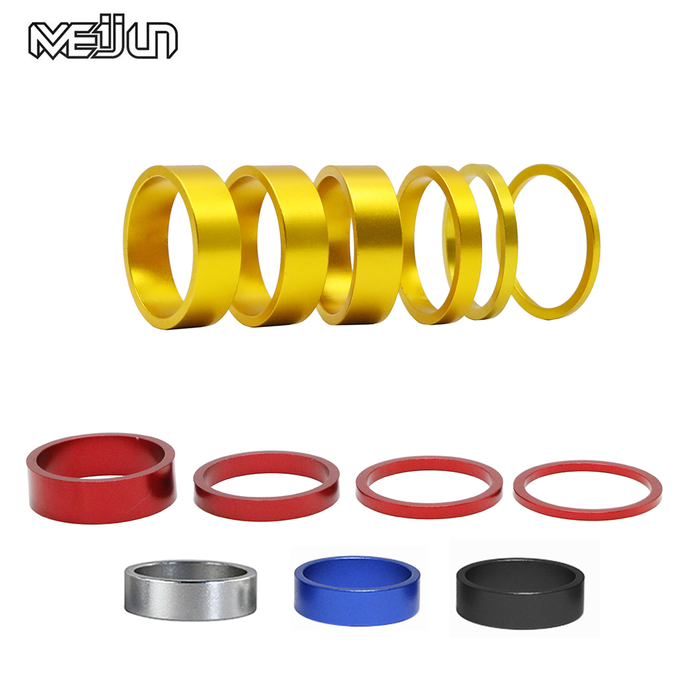 6 pçs/set 10mm mtb bicicleta d - Bike Stem Riser avaliação e preço
