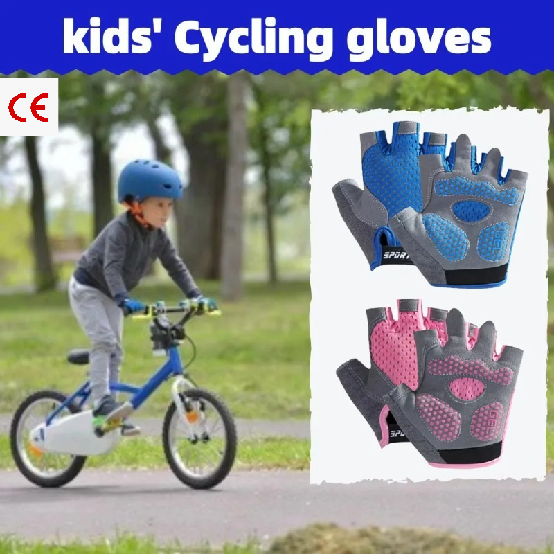 Luvas de Ciclismo Antiderrapan - Cycling Protective Gear For Kids avaliação e preço