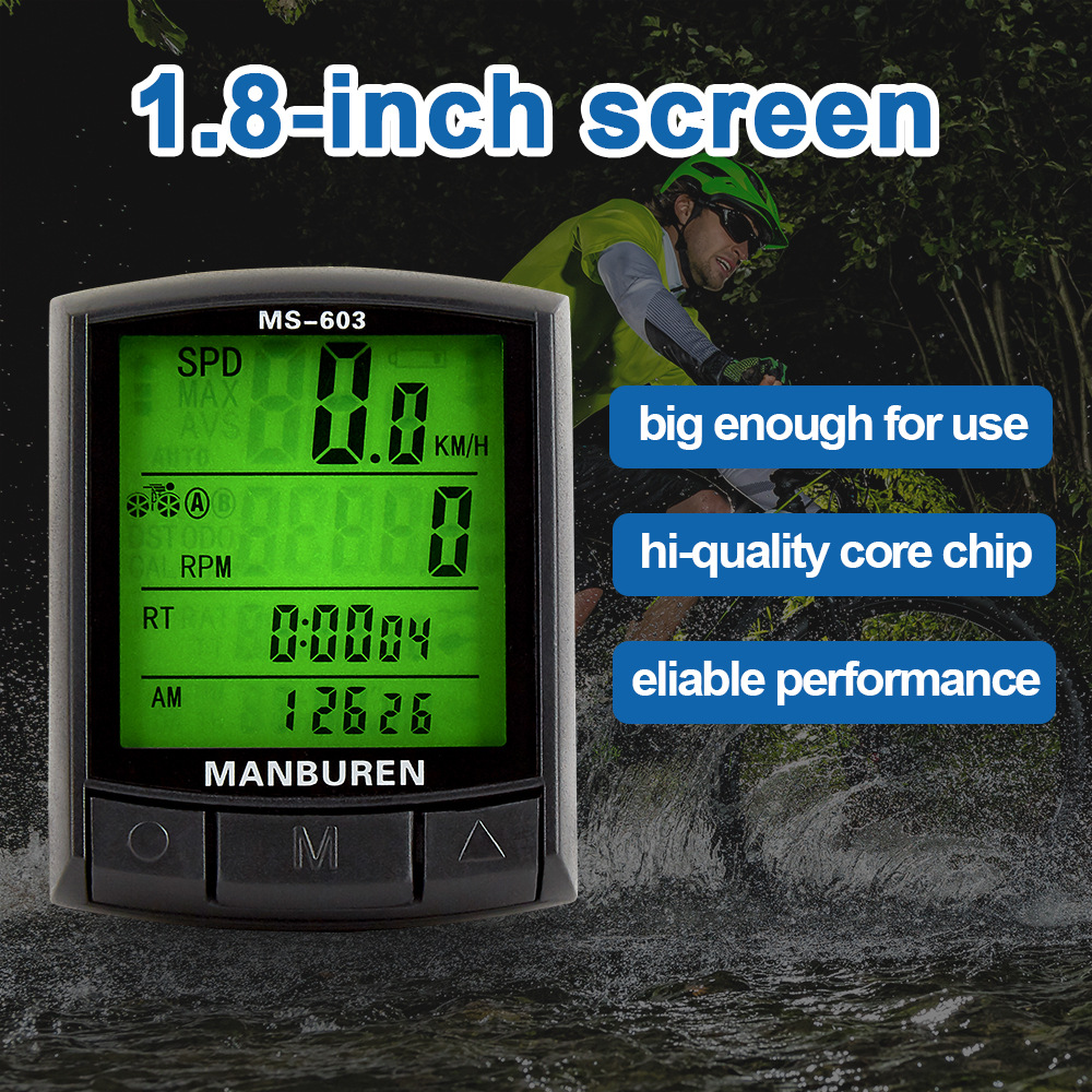 Ciclocomputador Digital LED pa - Bike Speedometer avaliação e preço