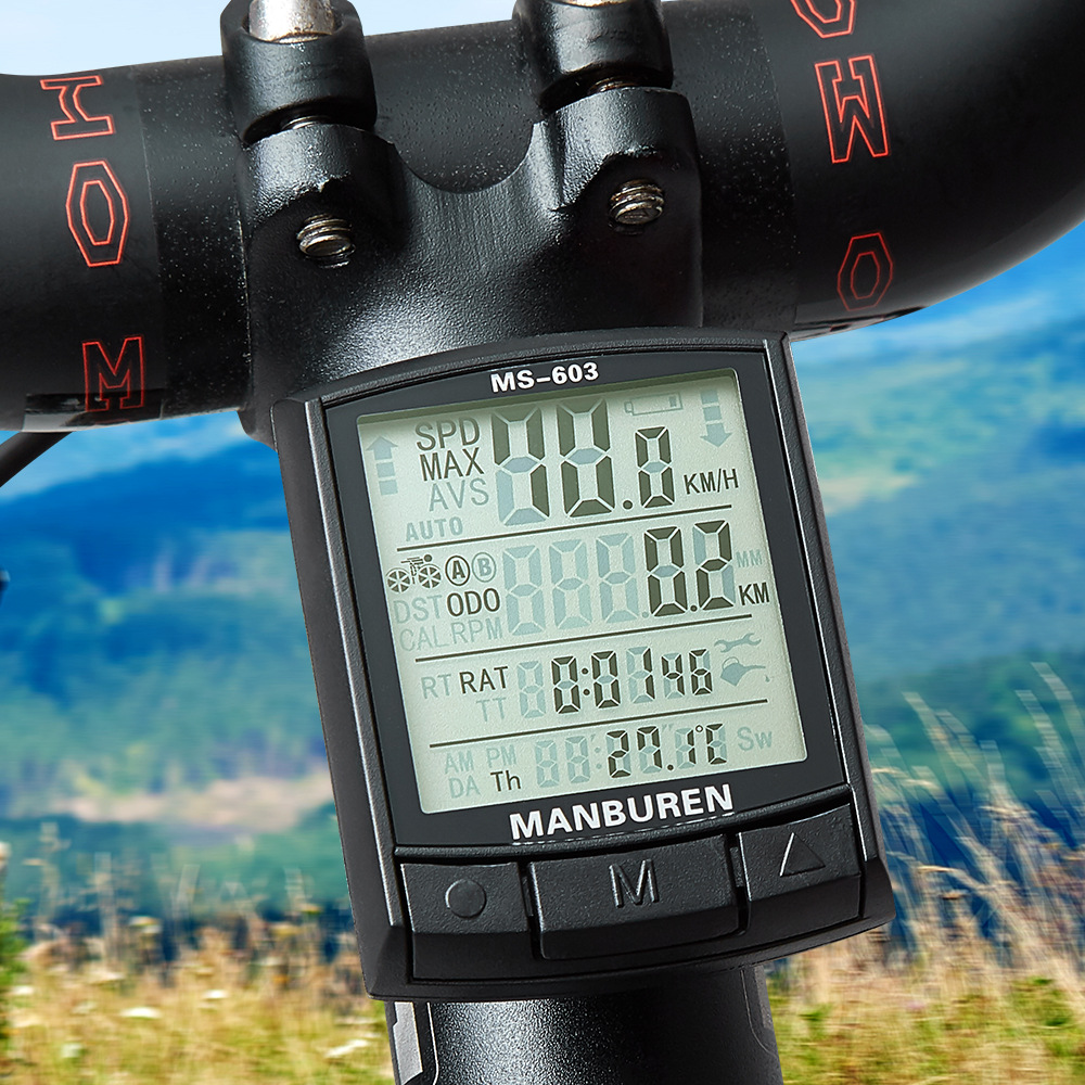 Ciclocomputador Digital LED pa - Bike Speedometer avaliação e preço