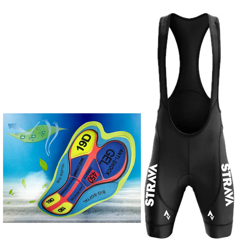 Calças de Ciclismo STRAVA para - Cycling Gear Logo avaliação e preço