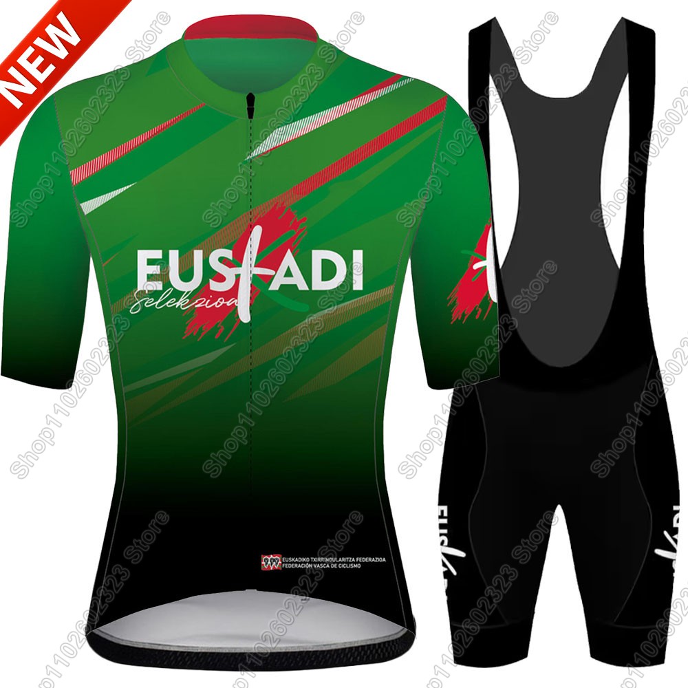 Conjunto de Ciclismo Euskadi T - Cycling Gear Logo avaliação e preço