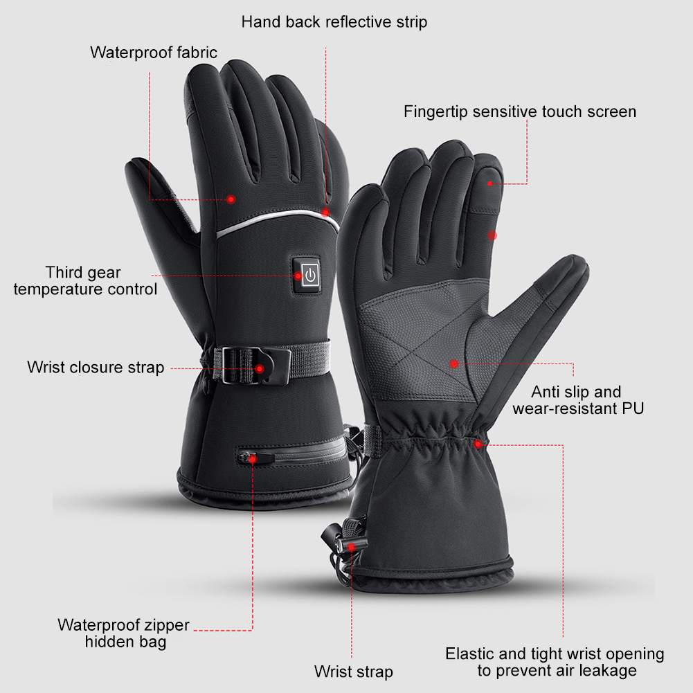 Luvas aquecidas com tela sensí - Cycling Gear Temperature avaliação e preço