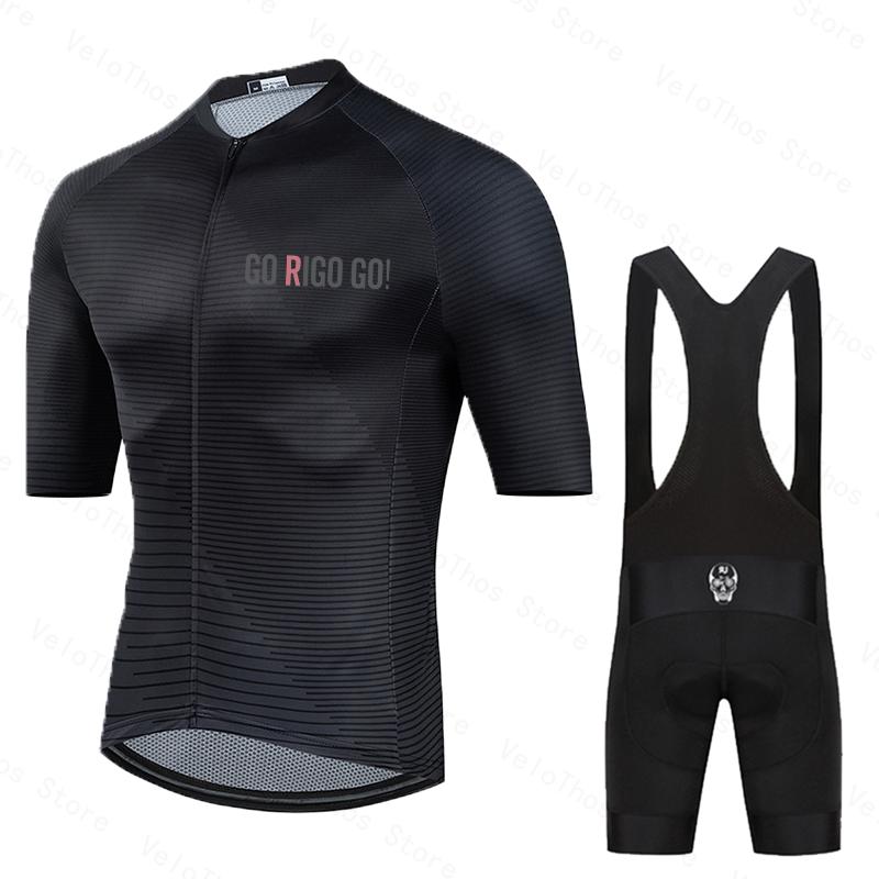 Conjunto de Ciclismo Go Rigo:  - Cycling Gear Logo avaliação e preço