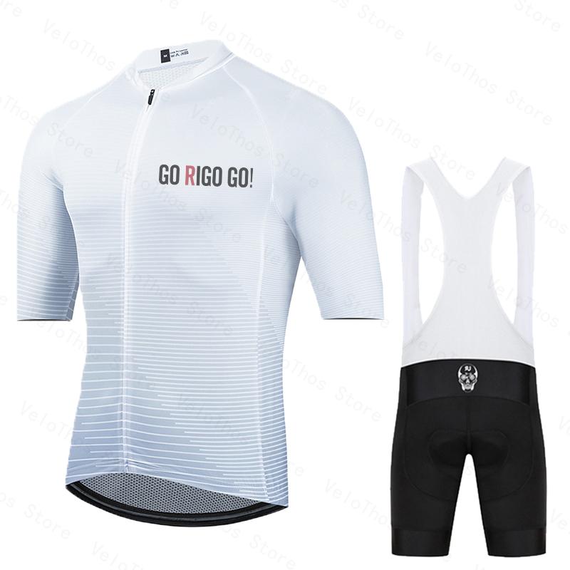 Conjunto de Ciclismo Go Rigo:  - Cycling Gear Logo avaliação e preço