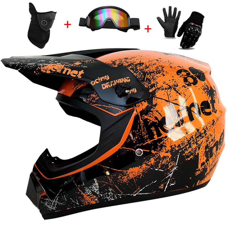 Conjunto de 3 Capacetes Off-Ro - Cycling Protective Gear For Kids avaliação e preço