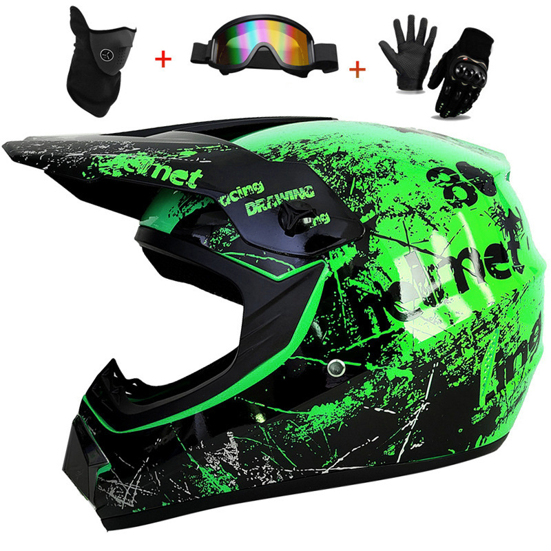 Conjunto de 3 Capacetes Off-Ro - Cycling Protective Gear For Kids avaliação e preço