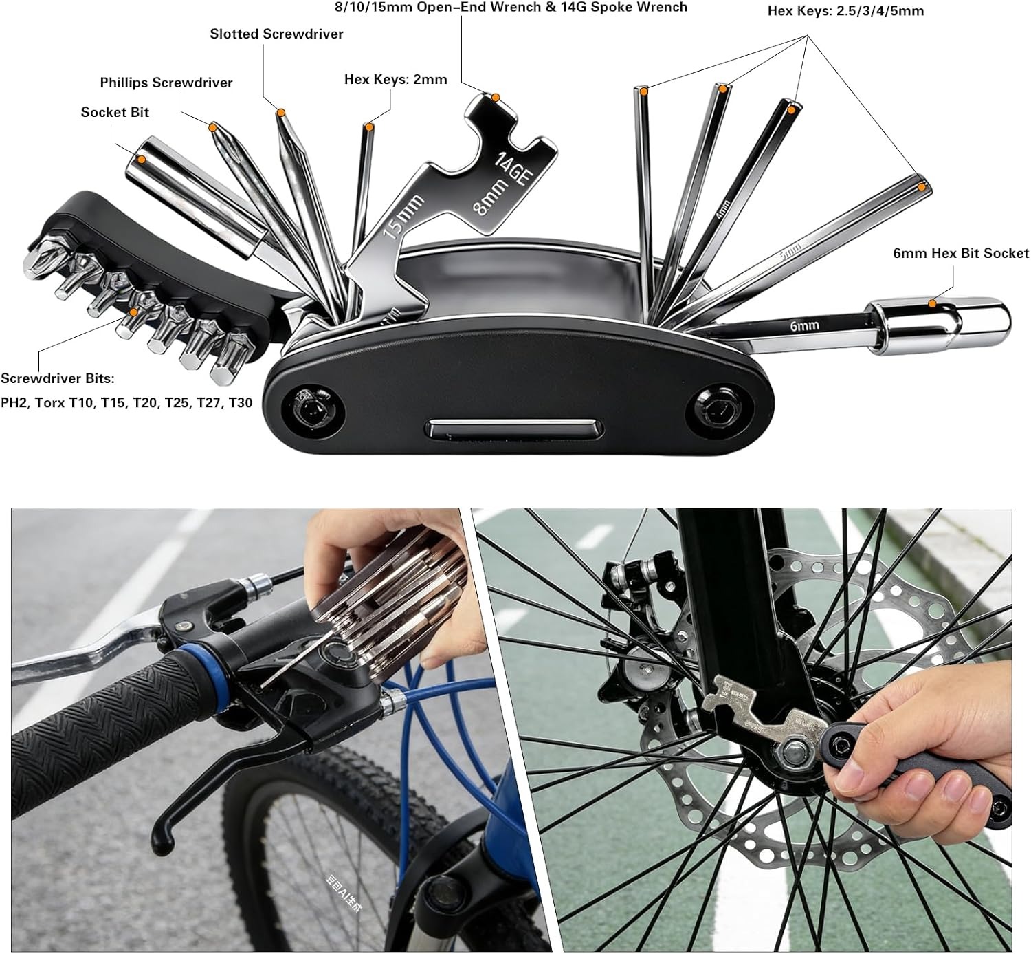 Kit de Reparo de Bicicleta Mul - Cycling Gear Kit avaliação e preço