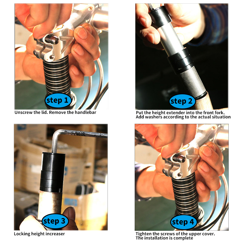 Adaptador extensor de tubo par - Bike Stem Riser avaliação e preço