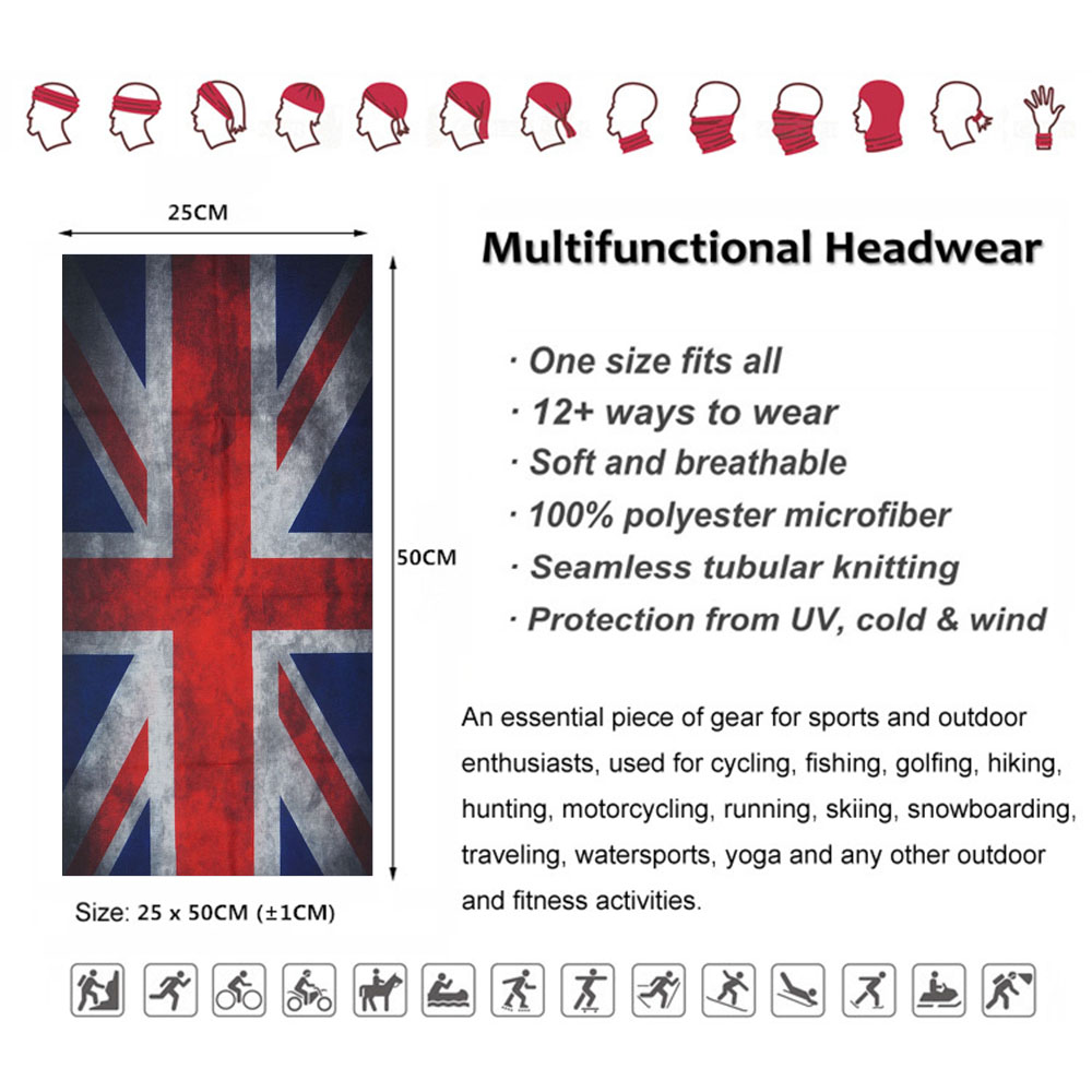 Headwear multifuncional para h - Cycling Gear Uk avaliação e preço