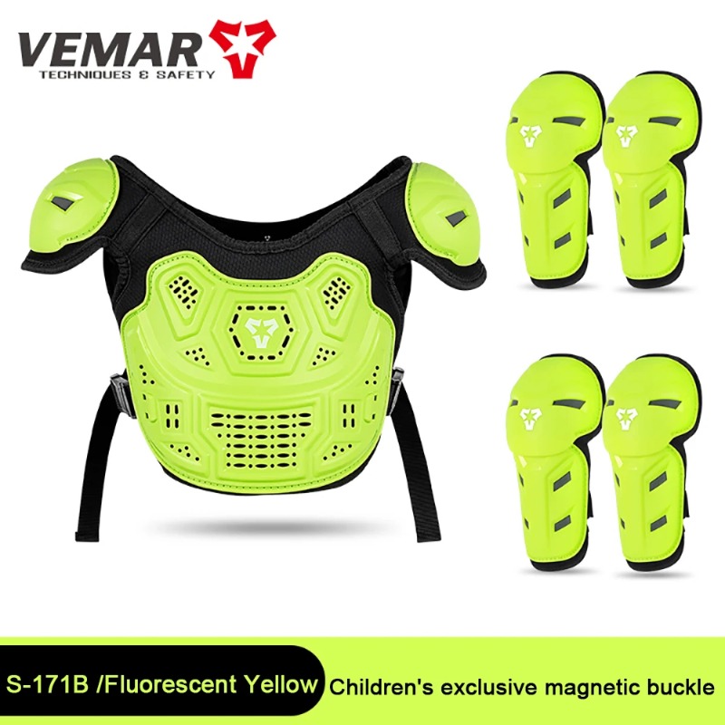 Conjunto Completo de Armadura  - Cycling Protective Gear For Kids avaliação e preço