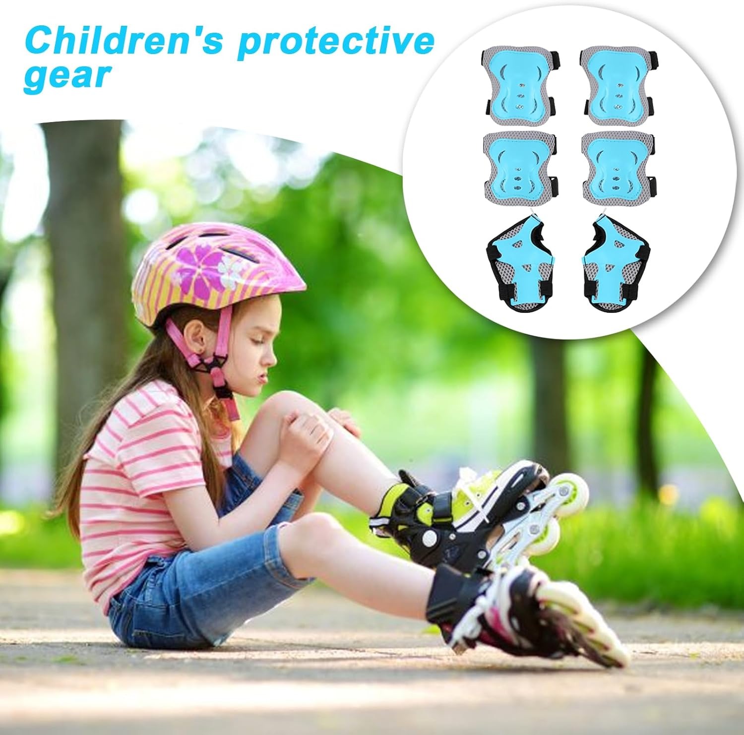 Joelheiras infantis cotoveleir - Cycling Protective Gear For Kids avaliação e preço