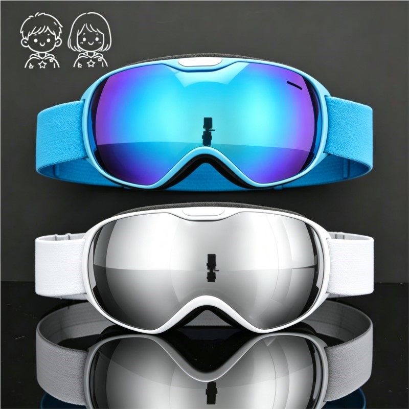 Óculos de esqui infantil para  - Cycling Protective Gear For Kids avaliação e preço