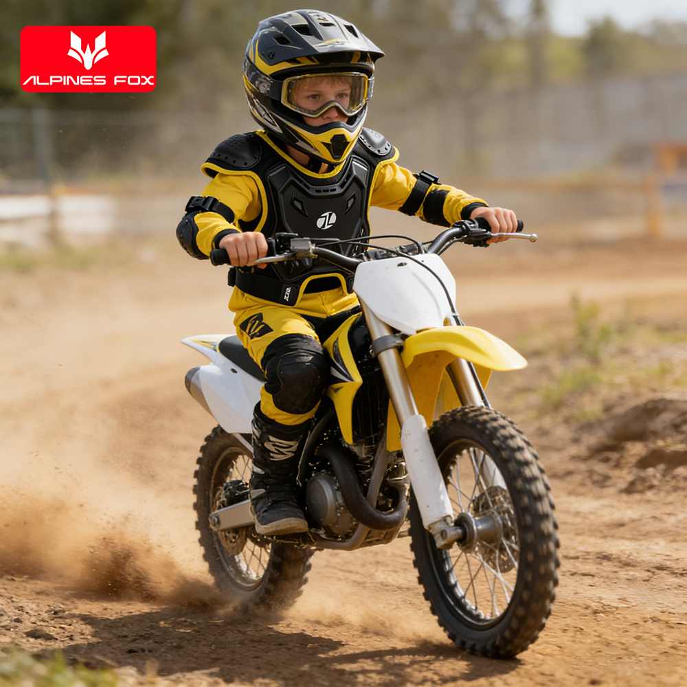 Colete Protetor de Motocross p - Cycling Protective Gear For Kids avaliação e preço