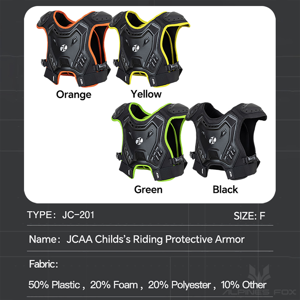 Colete Protetor de Motocross p - Cycling Protective Gear For Kids avaliação e preço