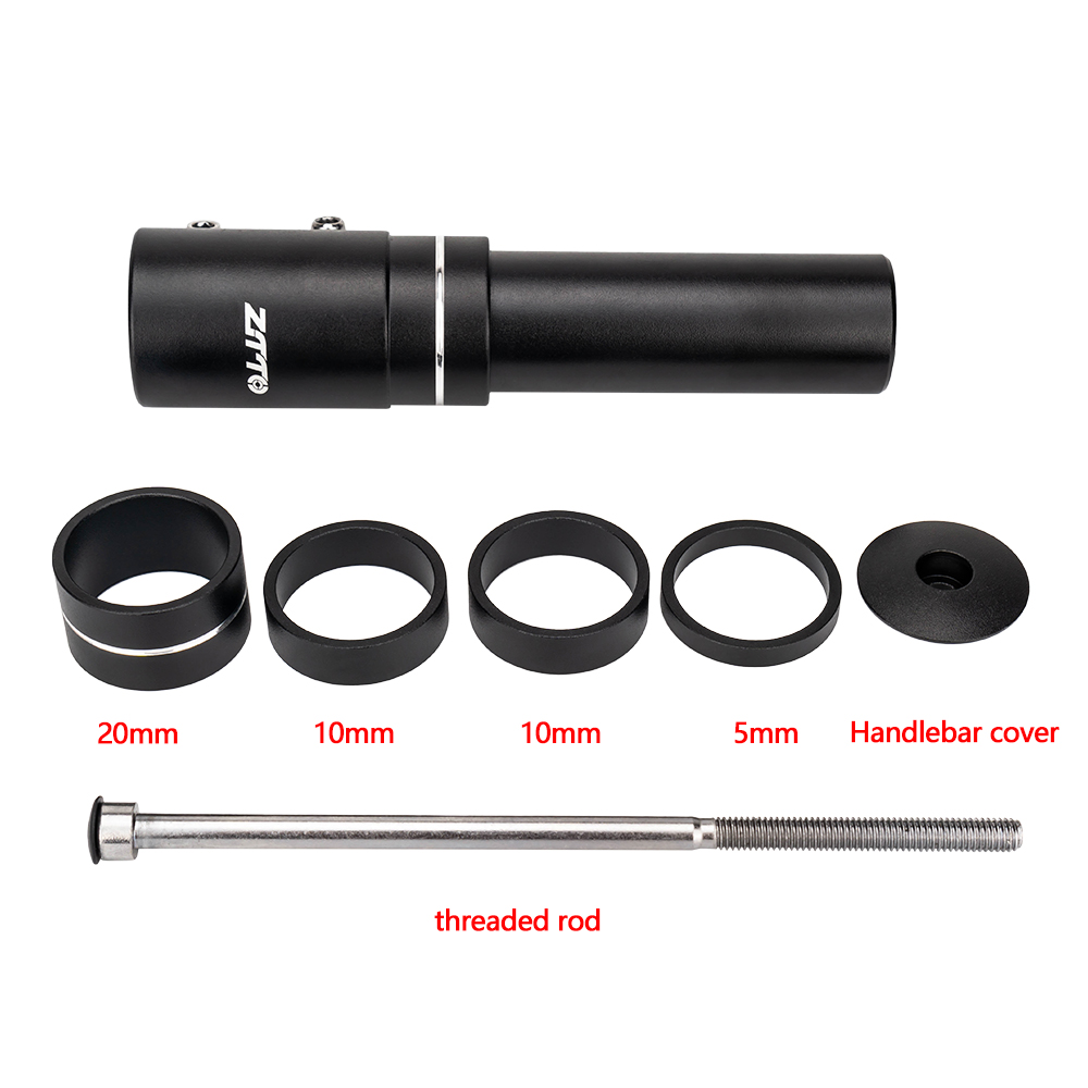 Ztto bicicleta garfo haste ext - Bike Stem Riser avaliação e preço