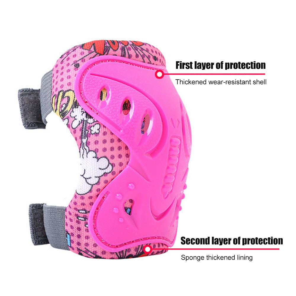 6 pçs crianças 3-12 anos joelh - Cycling Protective Gear For Kids avaliação e preço