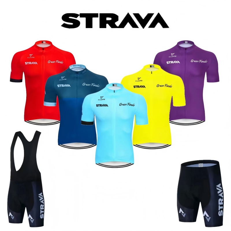 STRAVA Conjuntos de ciclismo R - Cycling Gear Logo avaliação e preço