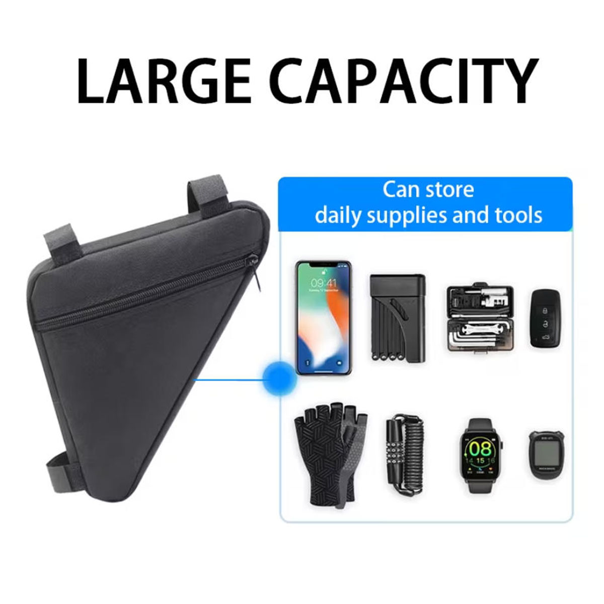 Bolsa Triangular para Biciclet - Cycling Gear Pouch avaliação e preço