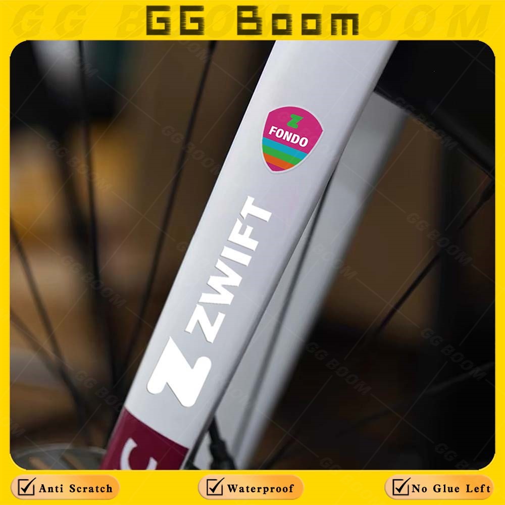 Zwift bicicleta uv adesivo ree - Cycling Zwift avaliação e preço