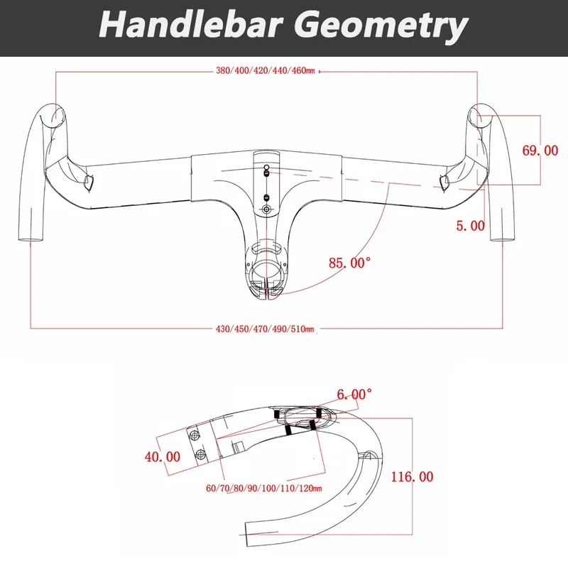 Guidão de Carbono Integrado HB - Cycling Gear Gravel avaliação e preço